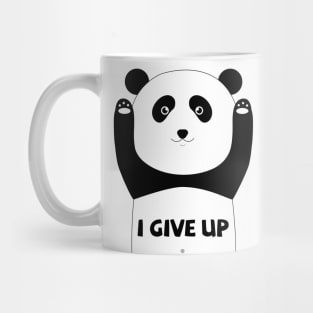 Cute panda I give up Mug